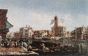 The Grand Canal with the Fishmarket sg MARIESCHI, Michele